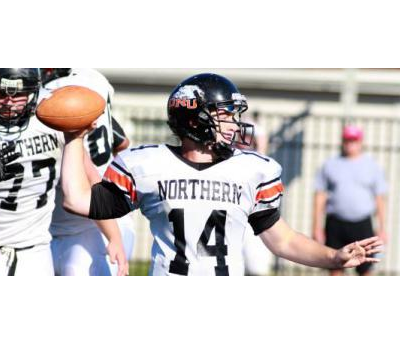 Rue throws for career-high 245 yards and 4 TDs as Football wins at Capital 38-20